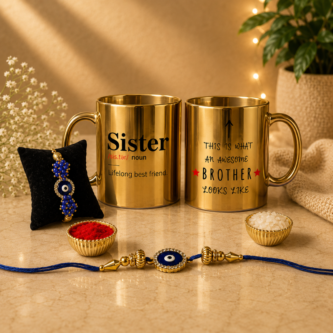 Luxury Bhaiya Bhabhi Gift Combo for RakshaBandhan
