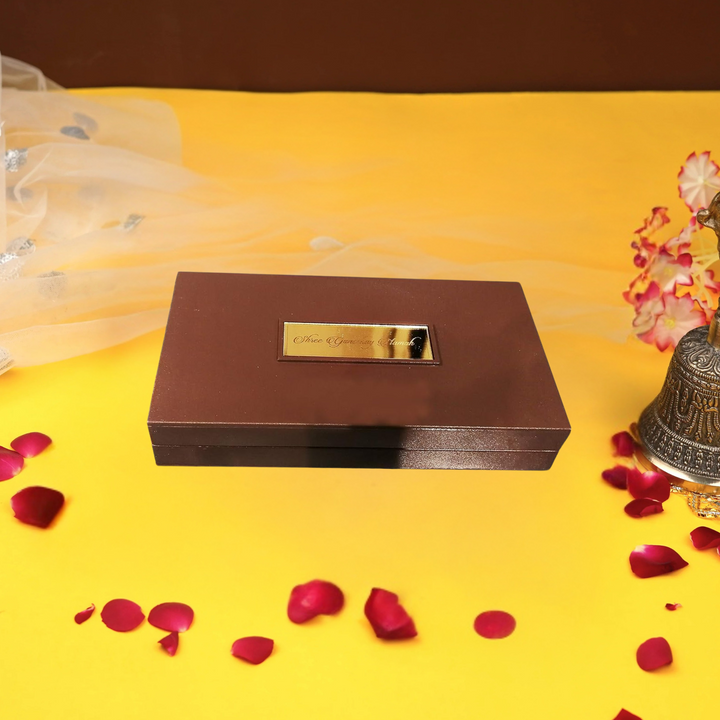Shree Ganeshay Nameh Figurines in Box with Chandan Fragrance