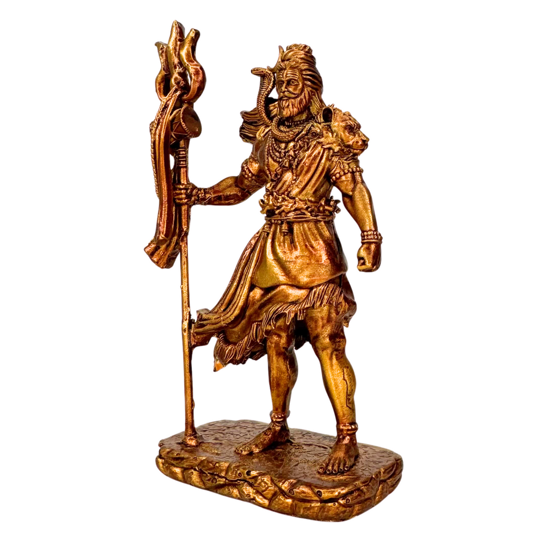 Car Dashboard Lord Shiv/Shiva/Mahadev/Shankar Statue/Murti/Idol for Home Office Decor, Pooja, Diwali Gifts, Wedding Gifts (11 x 6 cm)