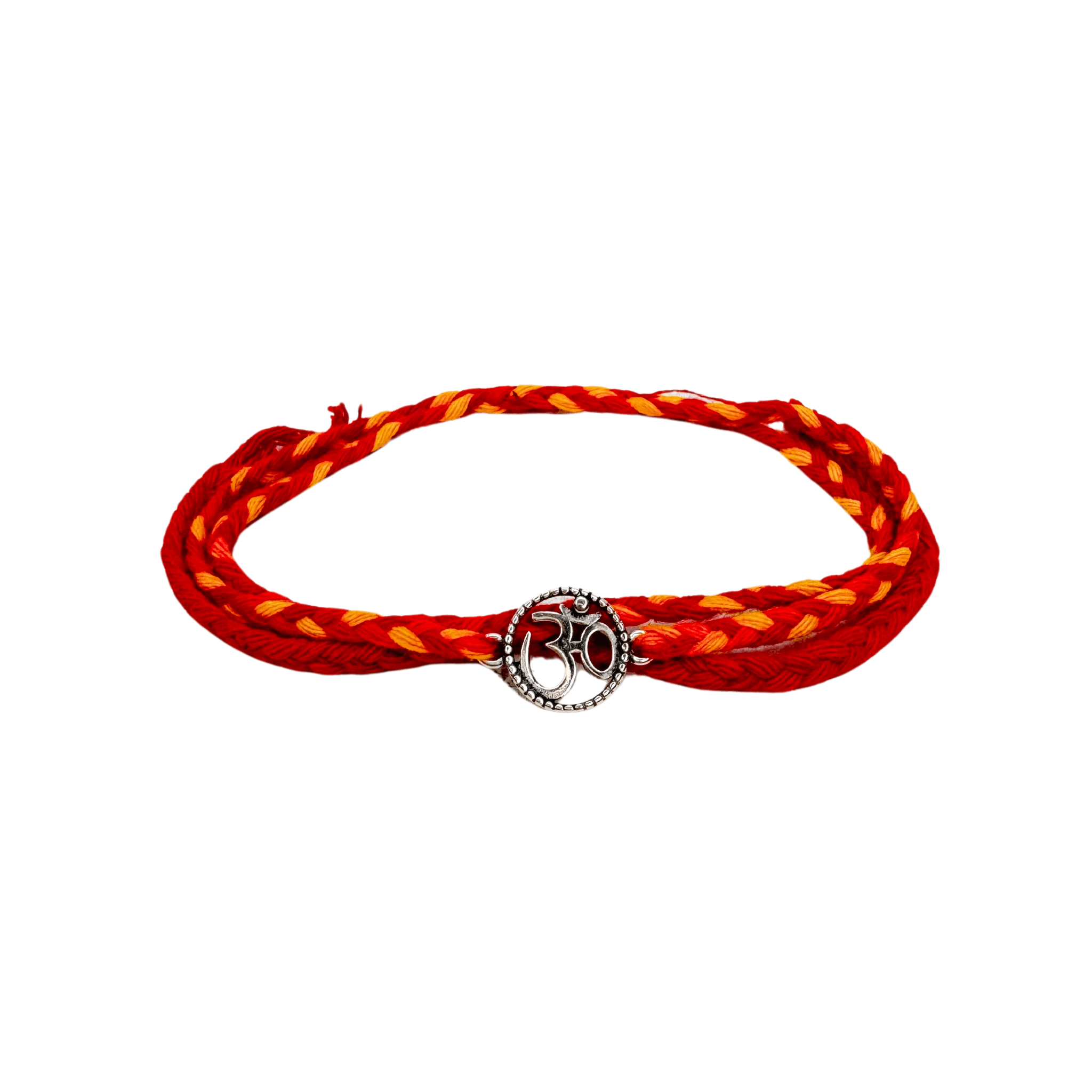 Om Silver Rakhi for Brother