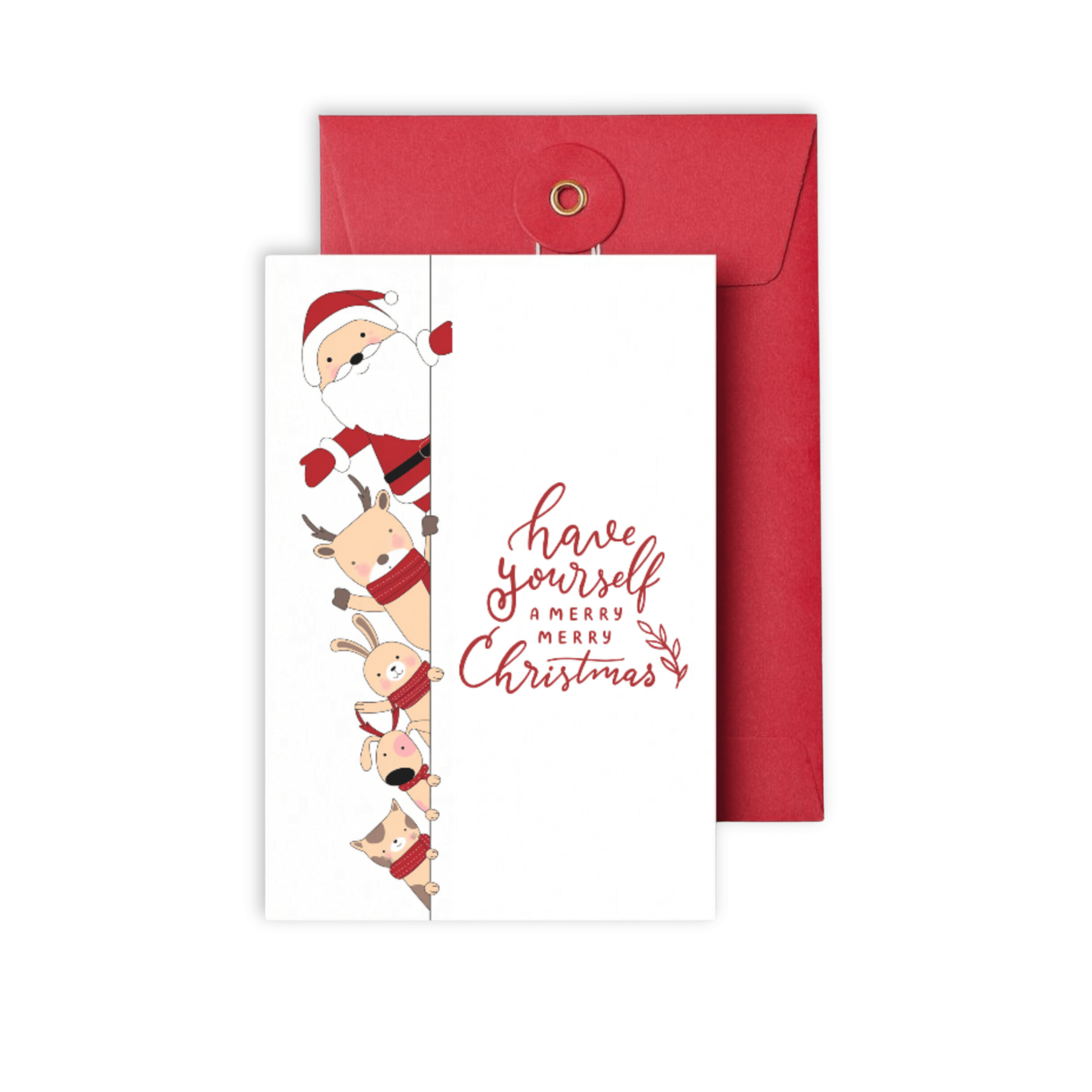 Secret Santa Christmas Gifts Combo - Coffee Mug, Greeting Card Gift Pack, Comes in Gift Bag