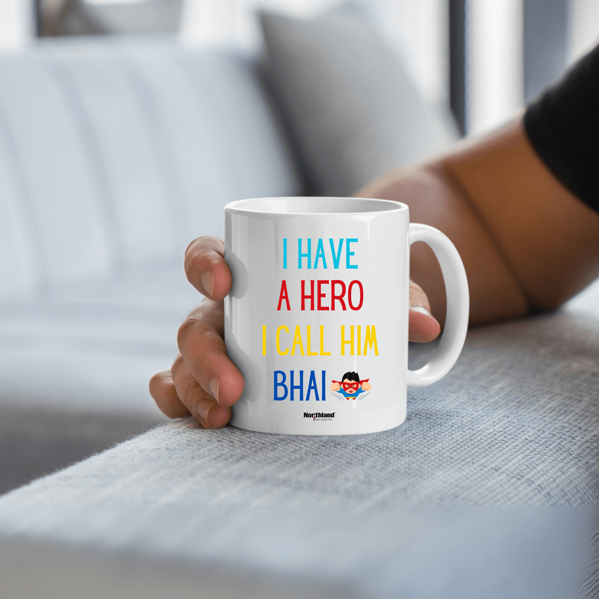 Hero Bhai Coffee Mug - Gift for Rakshabandhan, Birthday, Bhai Dooj