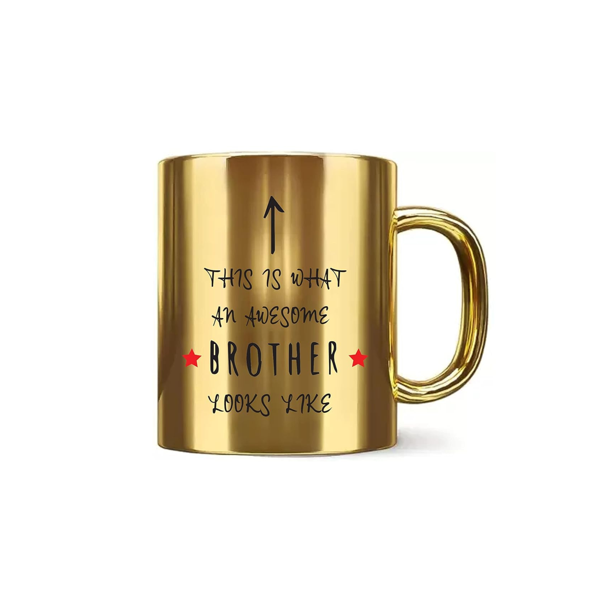 Luxury Bhaiya Bhabhi Gift Combo for RakshaBandhan- Two Golden Mugs, Two Evil Eye Rakhi RakshaBandhan Gift Combo for Bhaiya Bhabhi