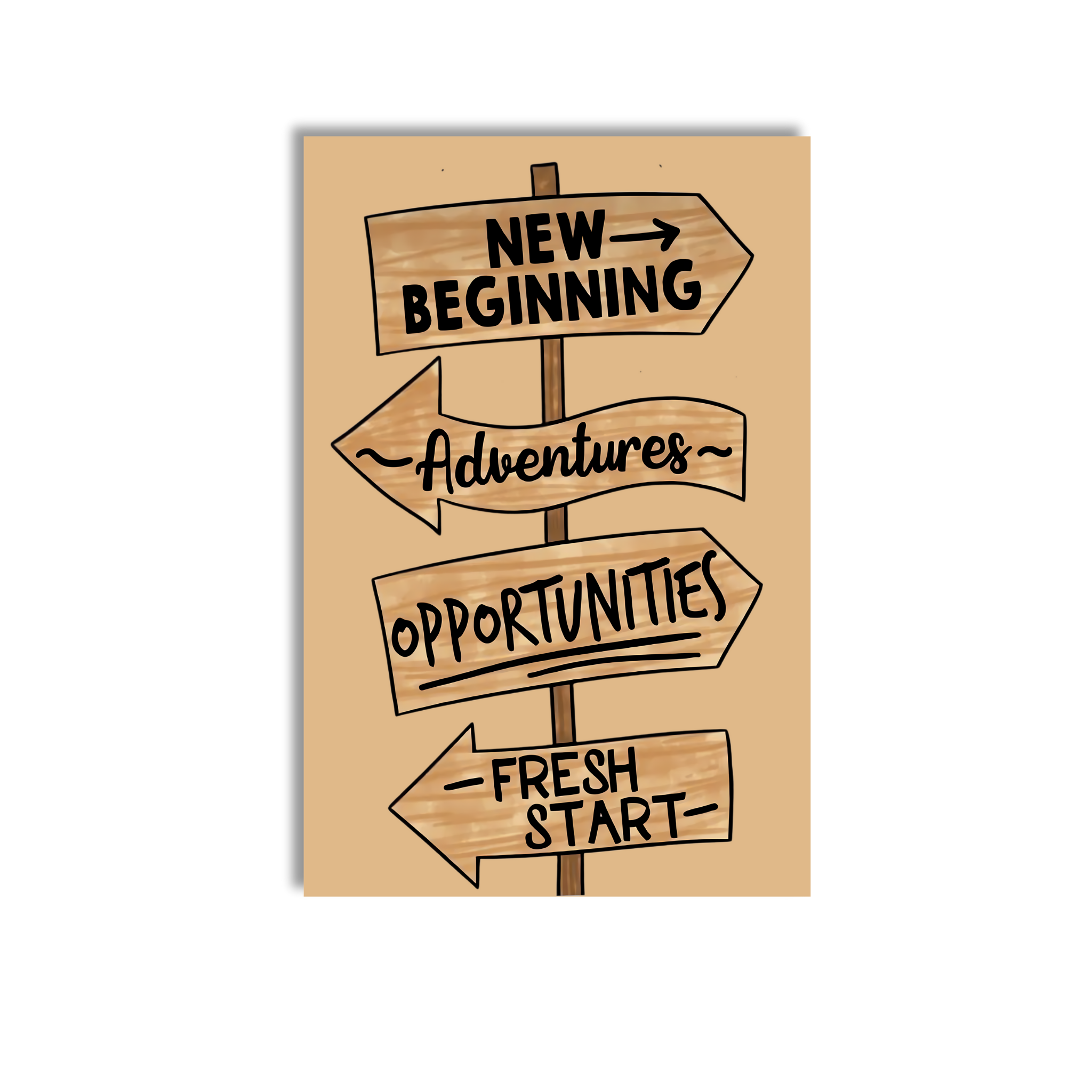 New Beginning Greeting Card for Farewell