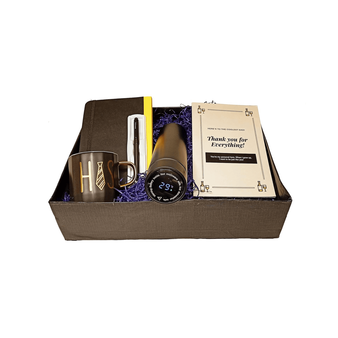 Classic All Black Gift Hamper for Father