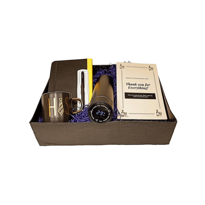 Classic All Black Gift Hamper for Father