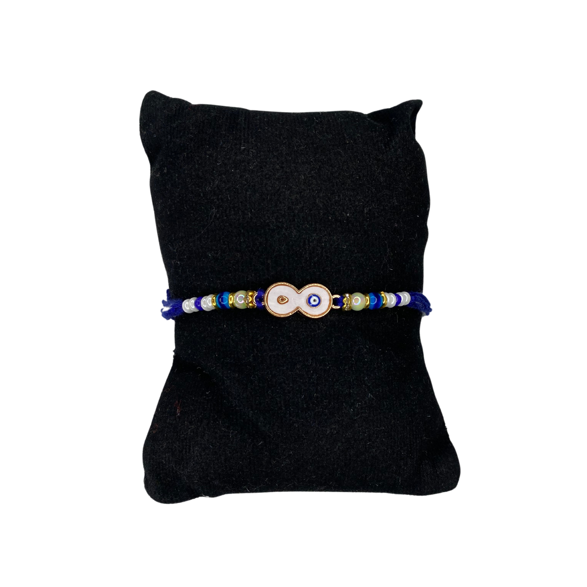 Evil Eye Infinity Rakhi with Rakhi Greeting Crad for Brother Bro Bhaiya Bhai