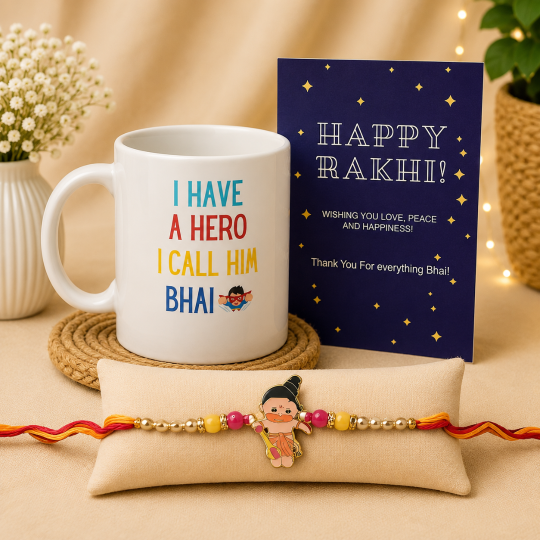 Hanuman Kids Rakhi Gifts Combo