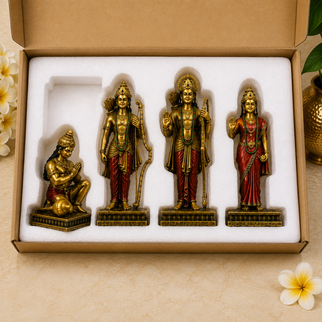 Northland Ram Darbar Idol Set for Home Temple & Pooja Room