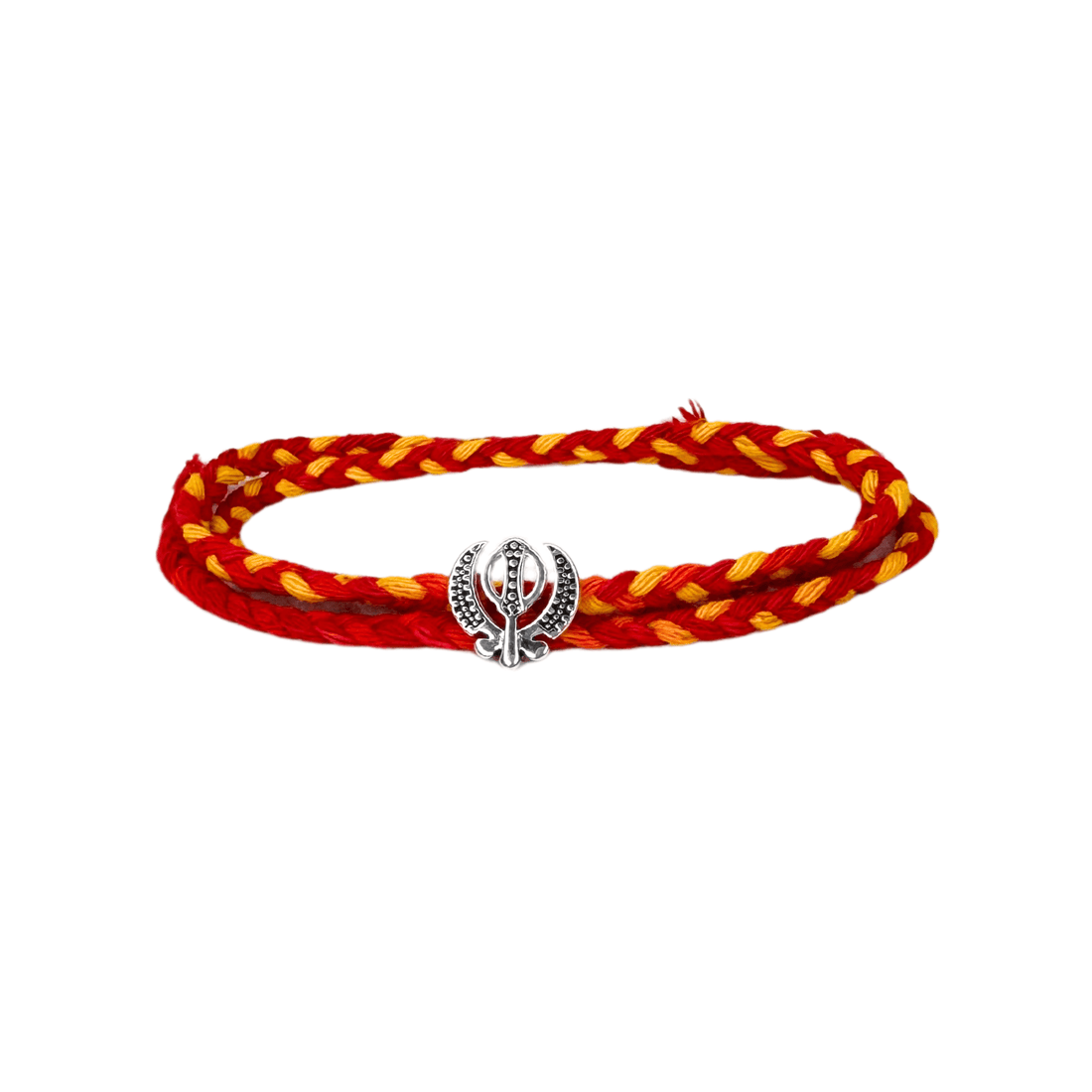 Khanda Silver Rakhi for Brother