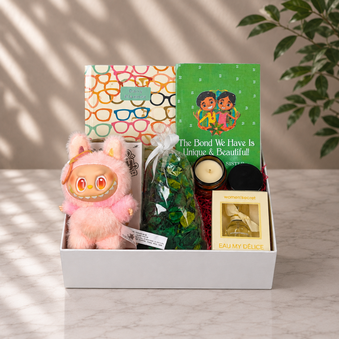 Monster Doll Rakhi Hamper for Sister/Sis/Didi/Behan