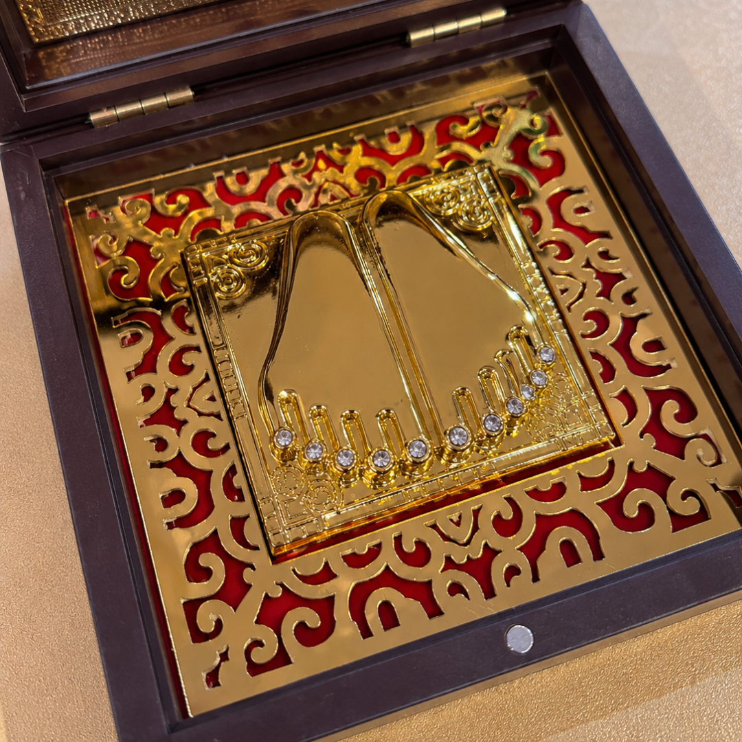 24KT Gold Plated Lord Krishna Idol with Charan Paduka