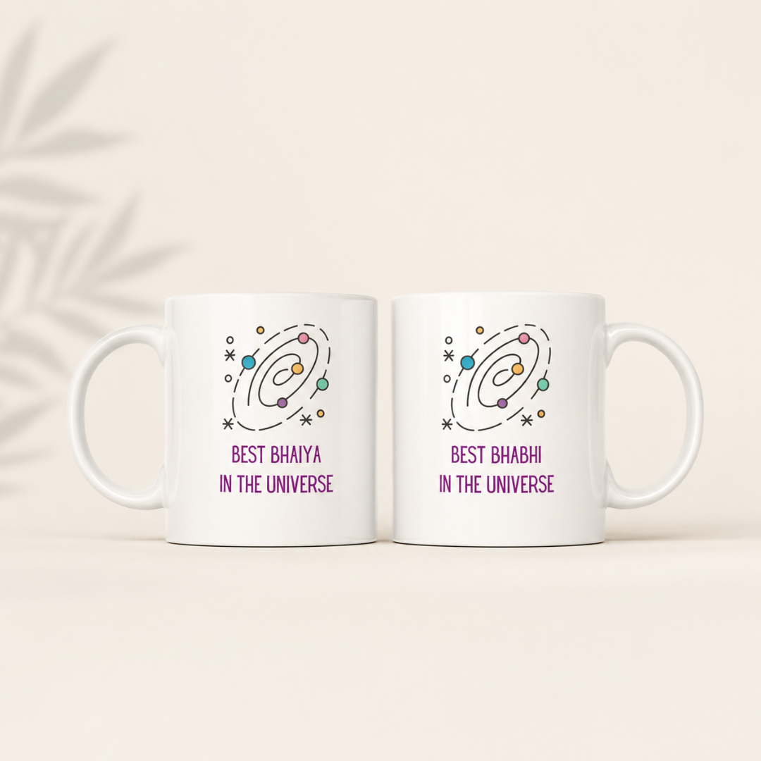 Bhaiya Bhabhi Coffee Mug Set of 2
