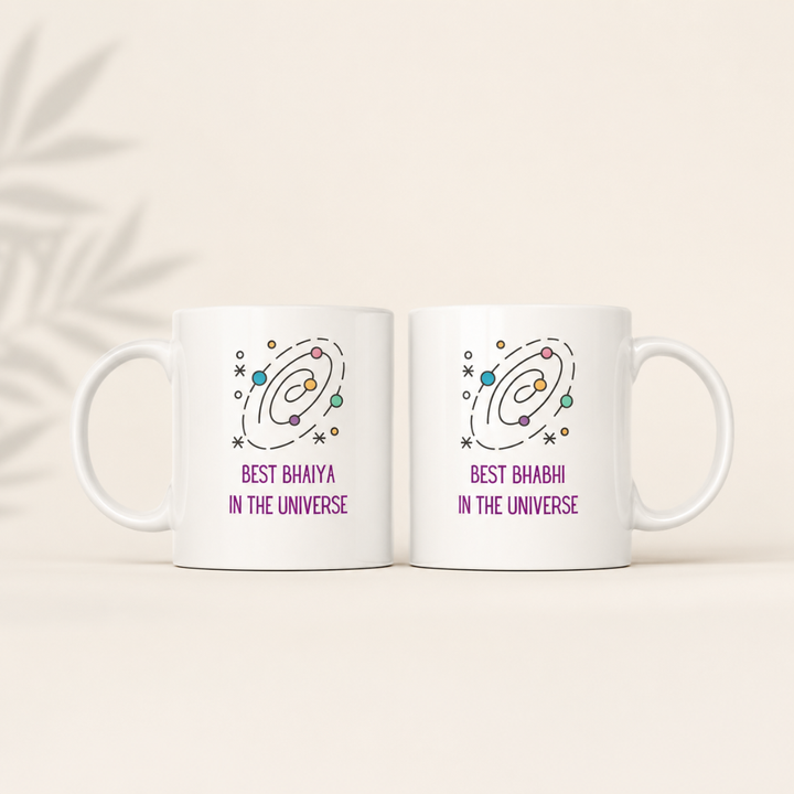 Bhaiya Bhabhi Coffee Mug Set of 2
