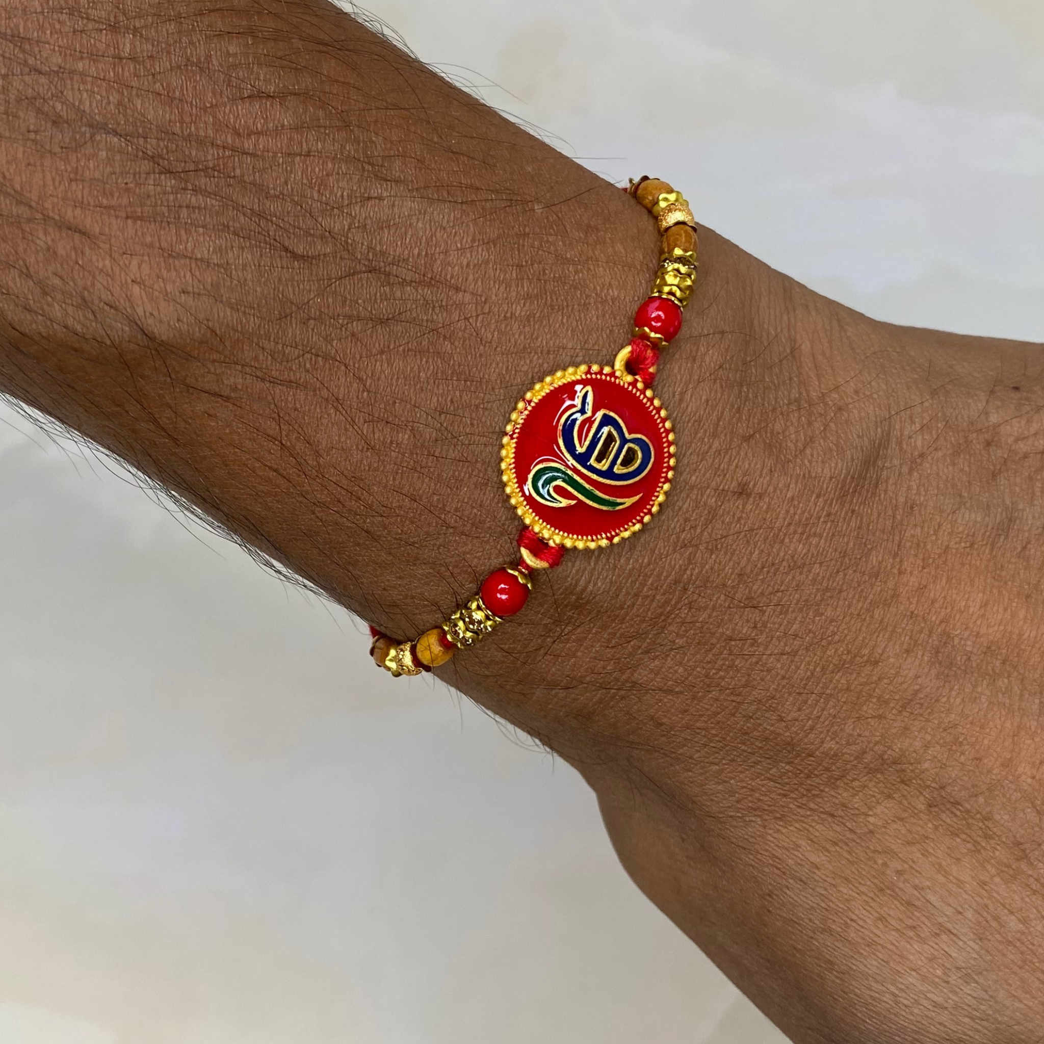 Ek Onkar Rakhi with Rakhi Greeting Crad for Brother Bro Bhaiya Bhai