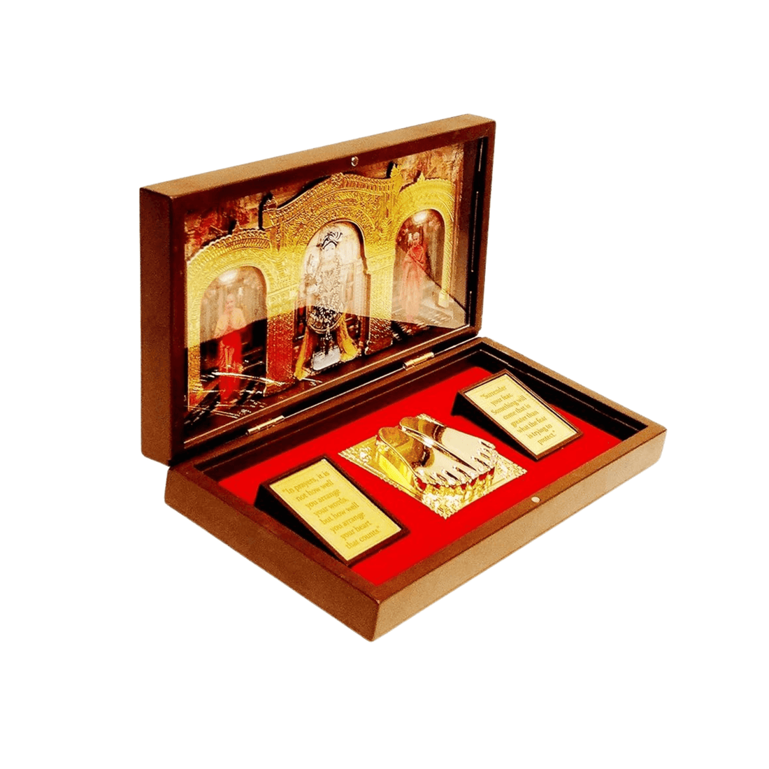 Jai Swaminarayan Figurines in Box with Chandan