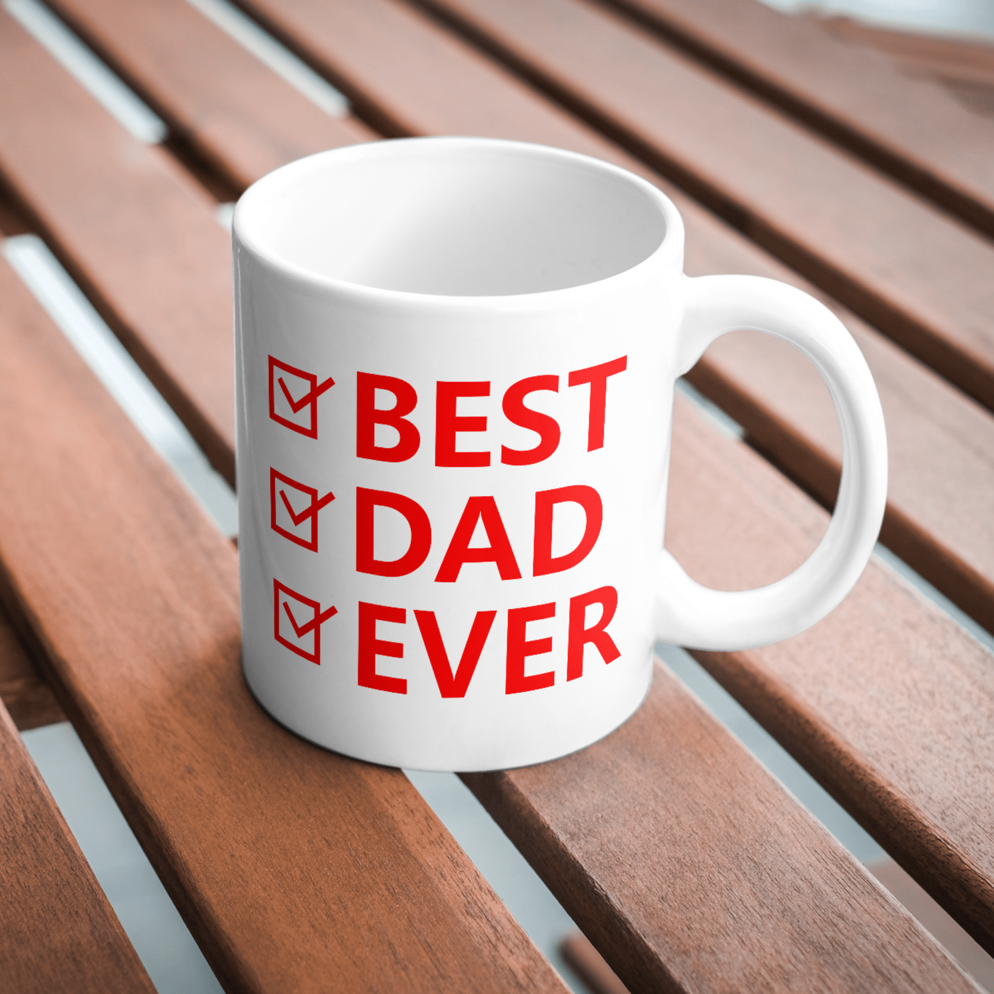 'Best Dad Ever' Coffee Mug for for Father's Day/Father's Birthday