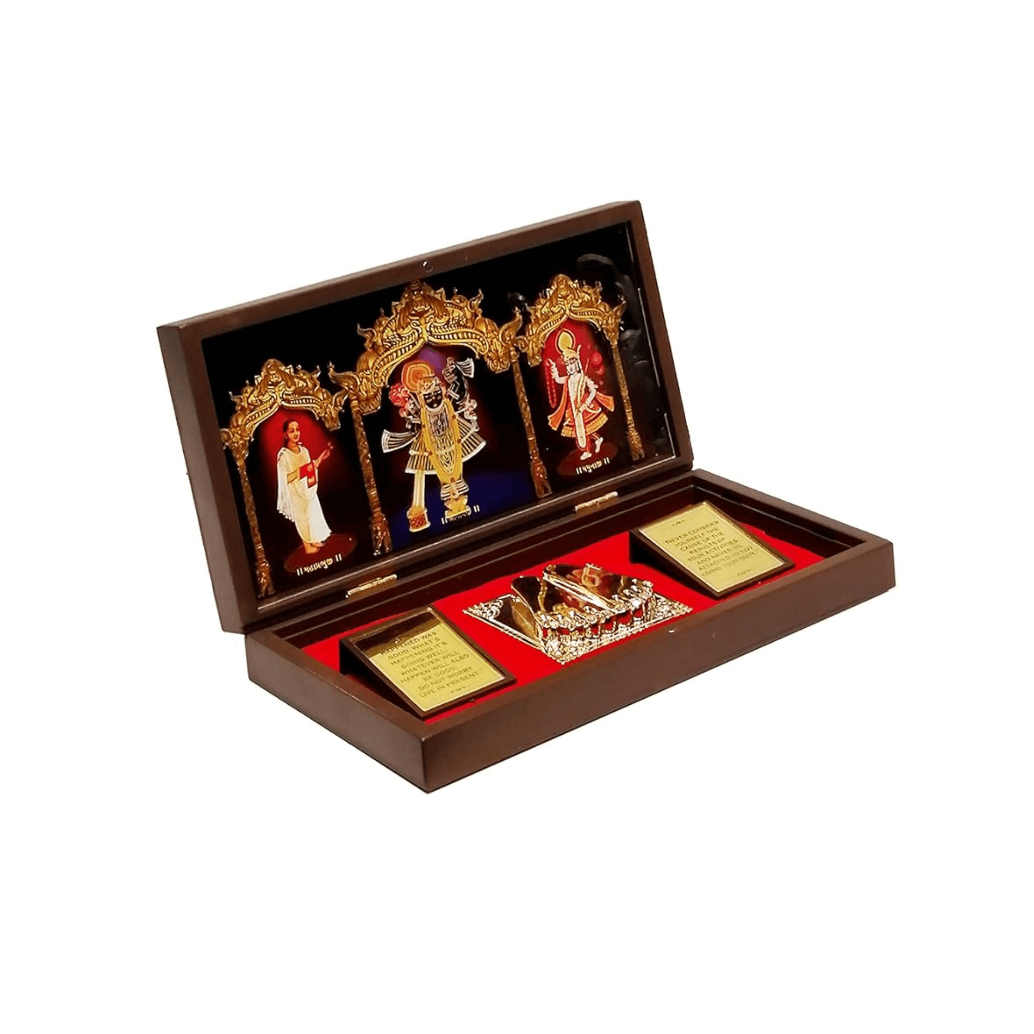 Jai Shree Krishna Figurines in Box with Chandan