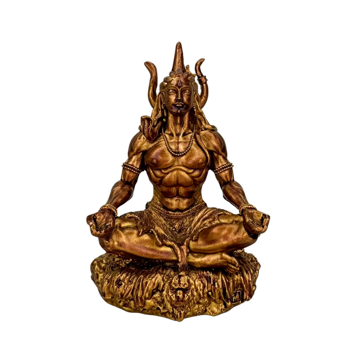 Car Dashboard Lord Shiv/Shiva/Mahadev/Shankar Statue/Murti/Idol for Home Office Decor, Pooja, Diwali Gifts, Wedding Gifts (10 x 5 cm)