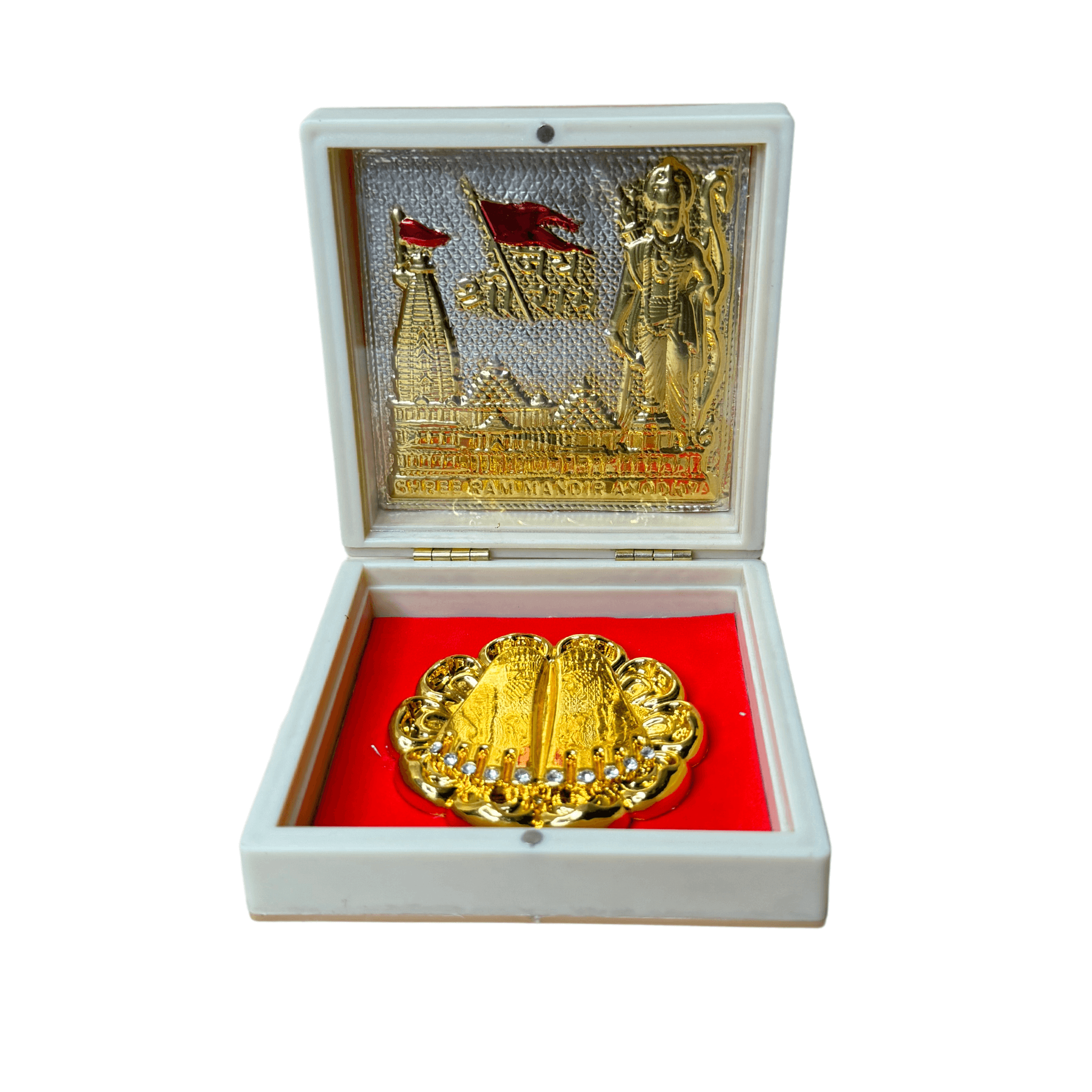 24KT Gold Plated Ayodhya Ram Mandir Shree Ram Idol