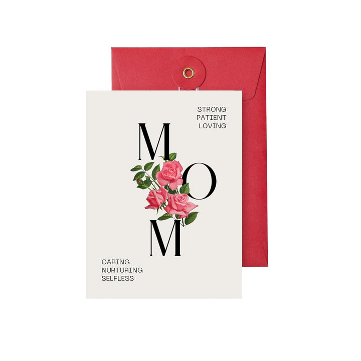 MOM Wishes Card for Mothers Mummy Greeting Card