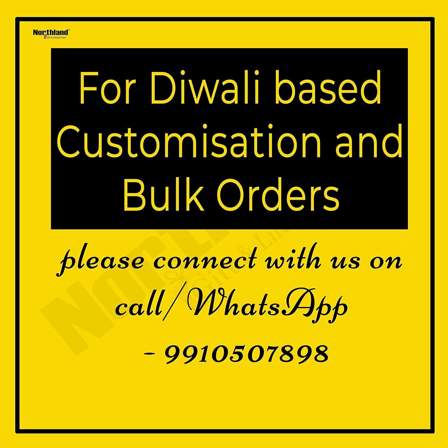 Diwali Gift Combo - Greeting Card, Scented Candle, Mug with lid, Chocolates