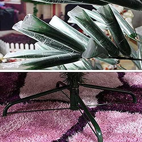 Artificial Europeon Cherry Snow Pine Christmas Tree 6 Feet Heavy Bushy with Metal Stand - Imported Quality