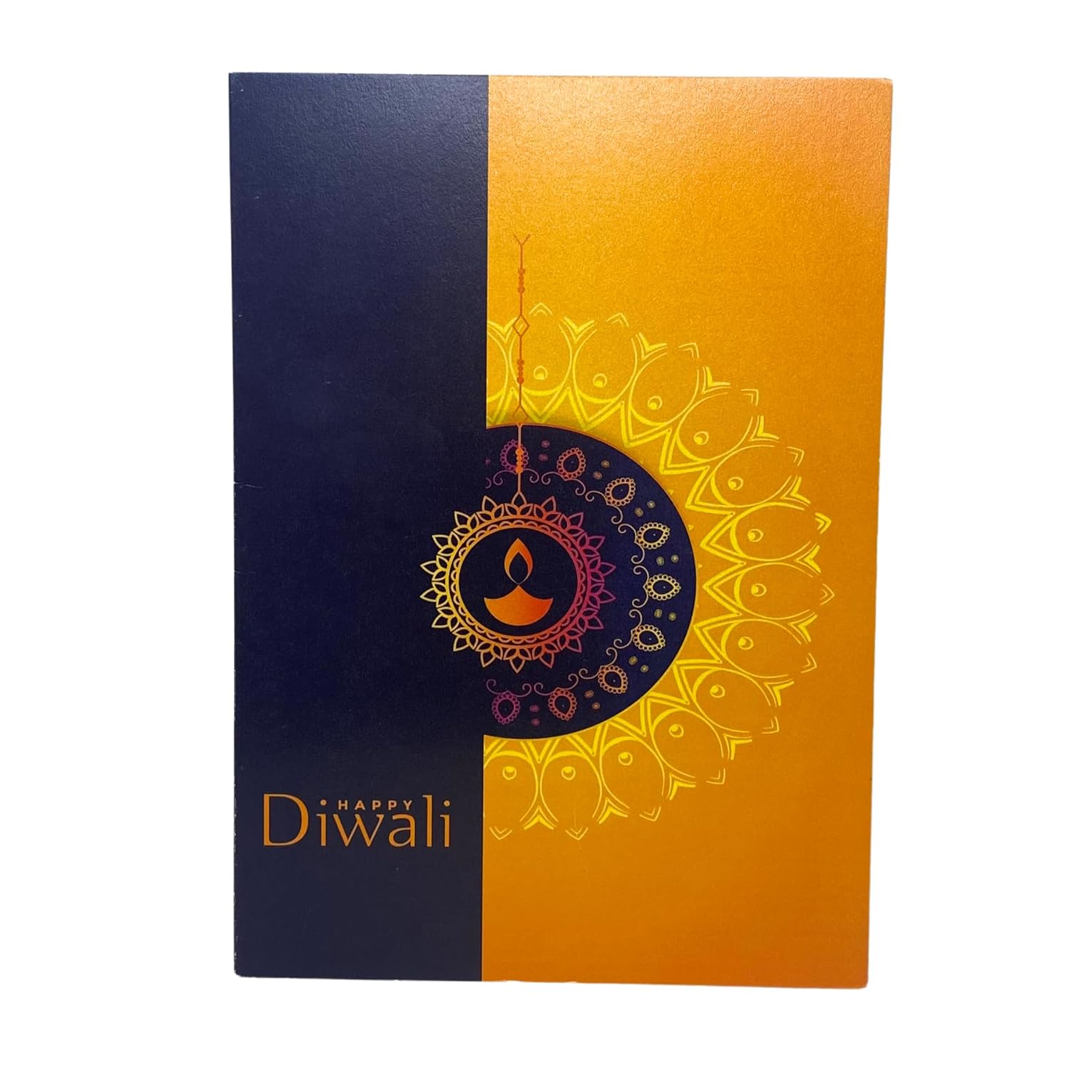 Diwali Gift Combo - Greeting Card, Scented Candle, Mug with lid, Chocolates