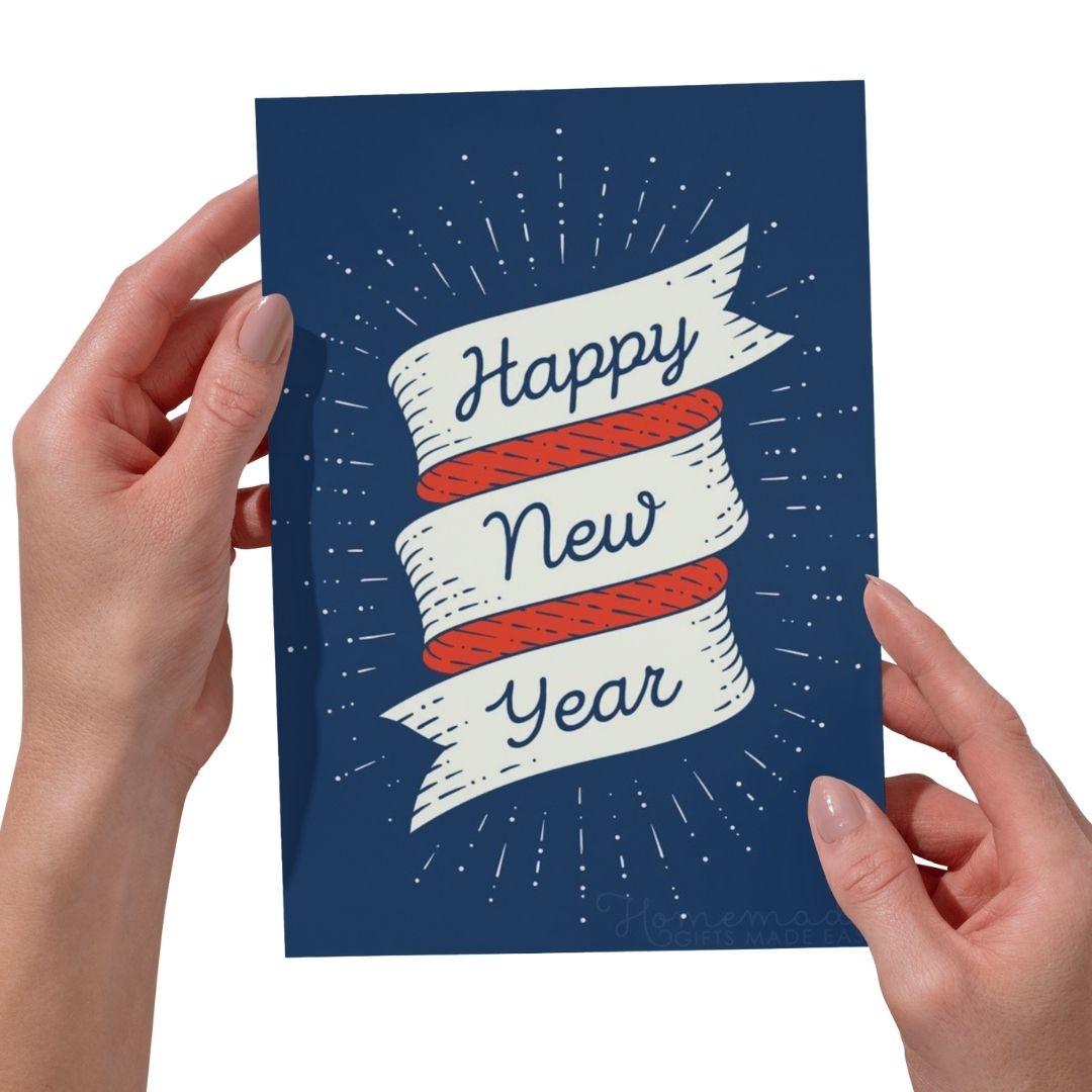 New Year Greeting Card
