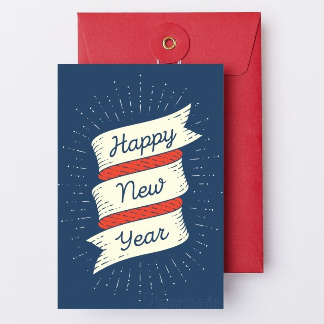 New Year Greeting Card
