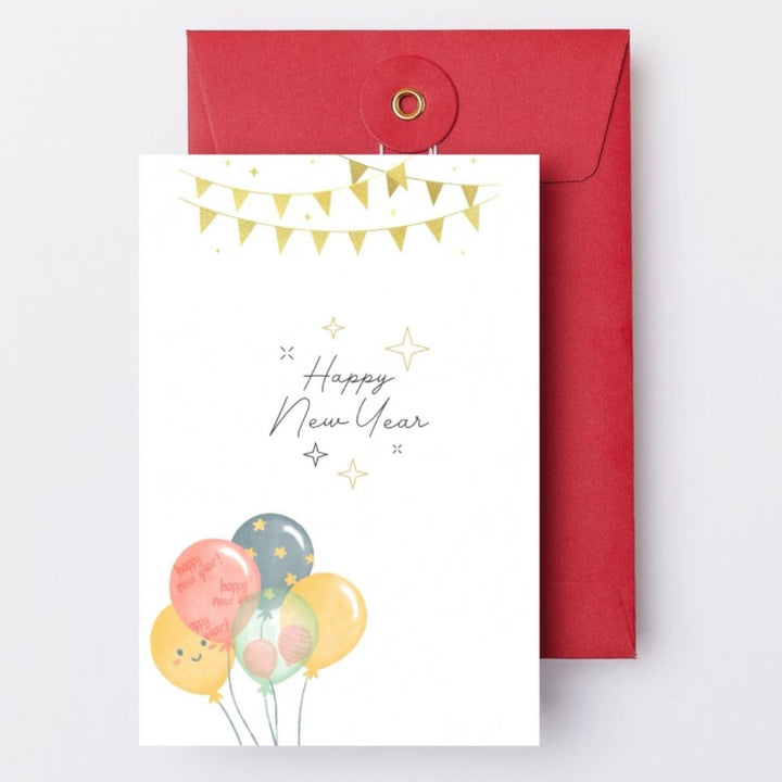 Happy New Year Greeting Card 2026 for Friends, Family & Colleagues