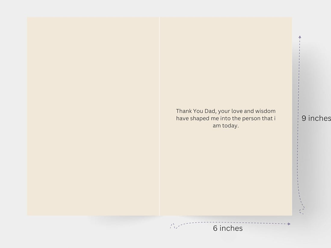 Father Synonyms Greeting Card for Birthday, Father's Day