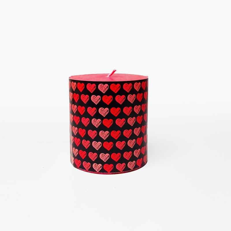 Special 7 Days Hamper for Valentine Week - Teddy Bear, 1 Gold Rose, Scented Candle, Heart Shape Chocolate Gift Pack, Photo frame, Coffee Mug, Greeting Card