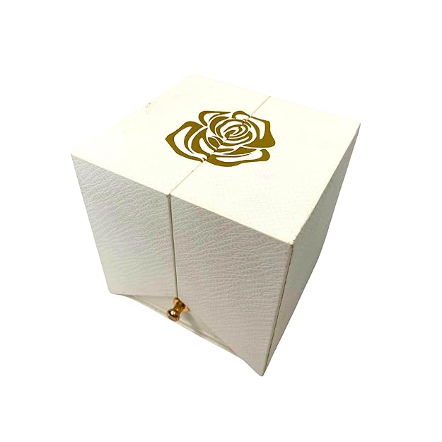Forever Rose and Heart Pendant Gift Combo in Box