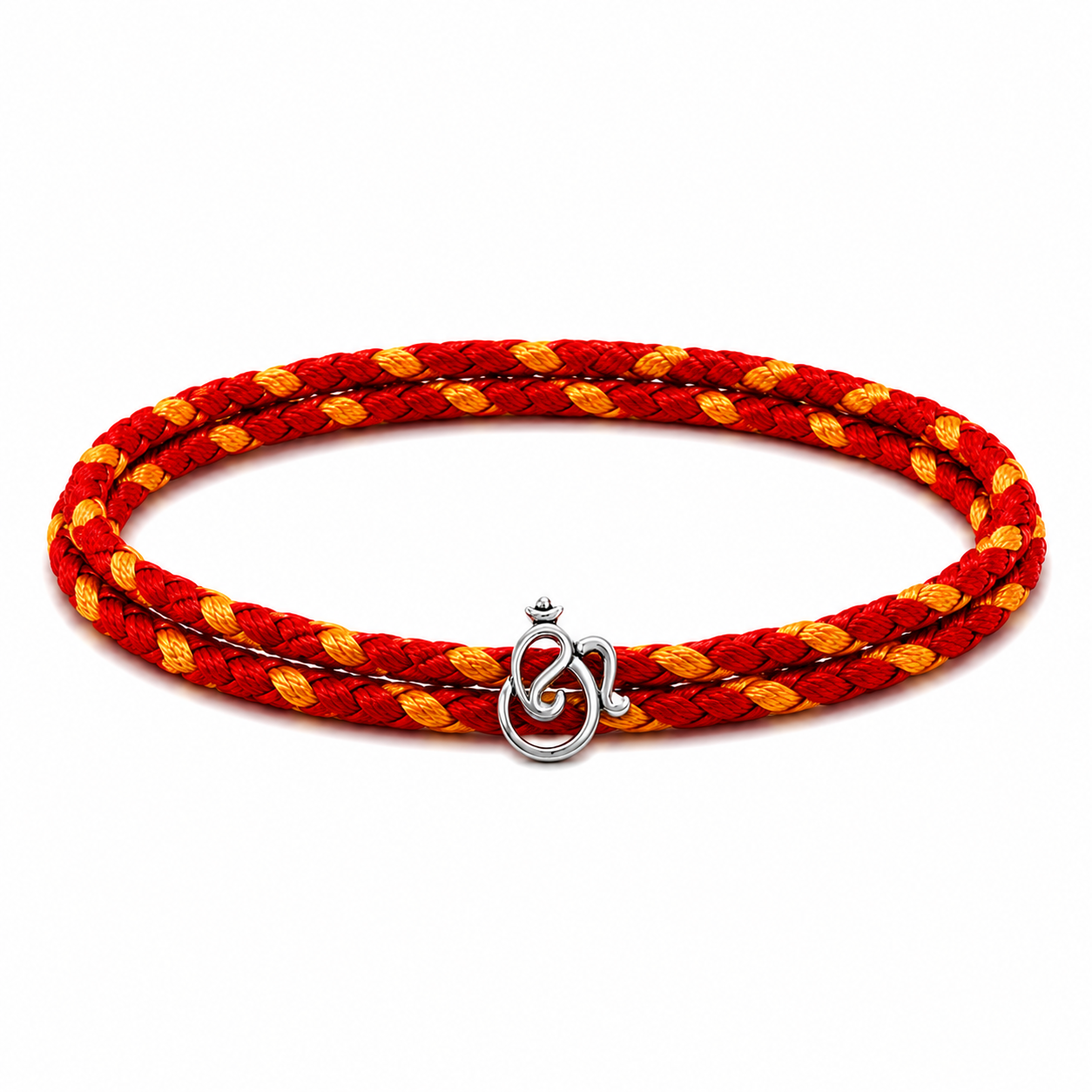 925 Pure Silver Om Rakhi for Brother Bhai | Premium 925 Silver Rakhi with Roli Chawal & Greeting Card | Luxury Raksha Bandhan Gift