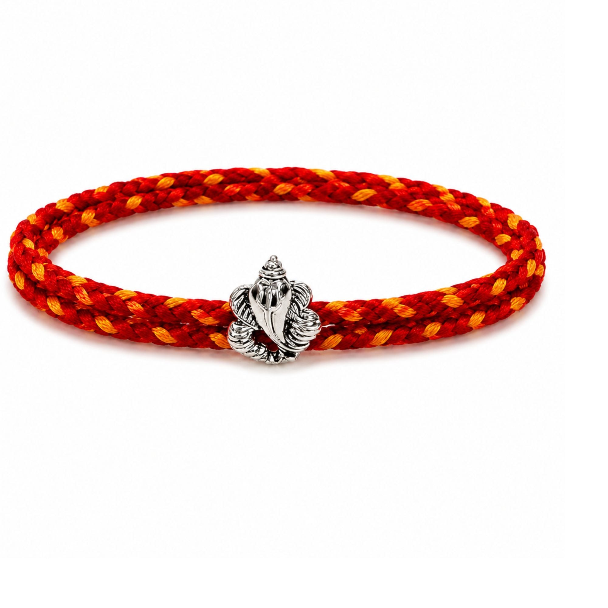 925 Pure Silver Ganesha Rakhi for Brother Bhai | Premium 925 Silver Rakhi with Roli Chawal & Greeting Card | Luxury Raksha Bandhan Gift