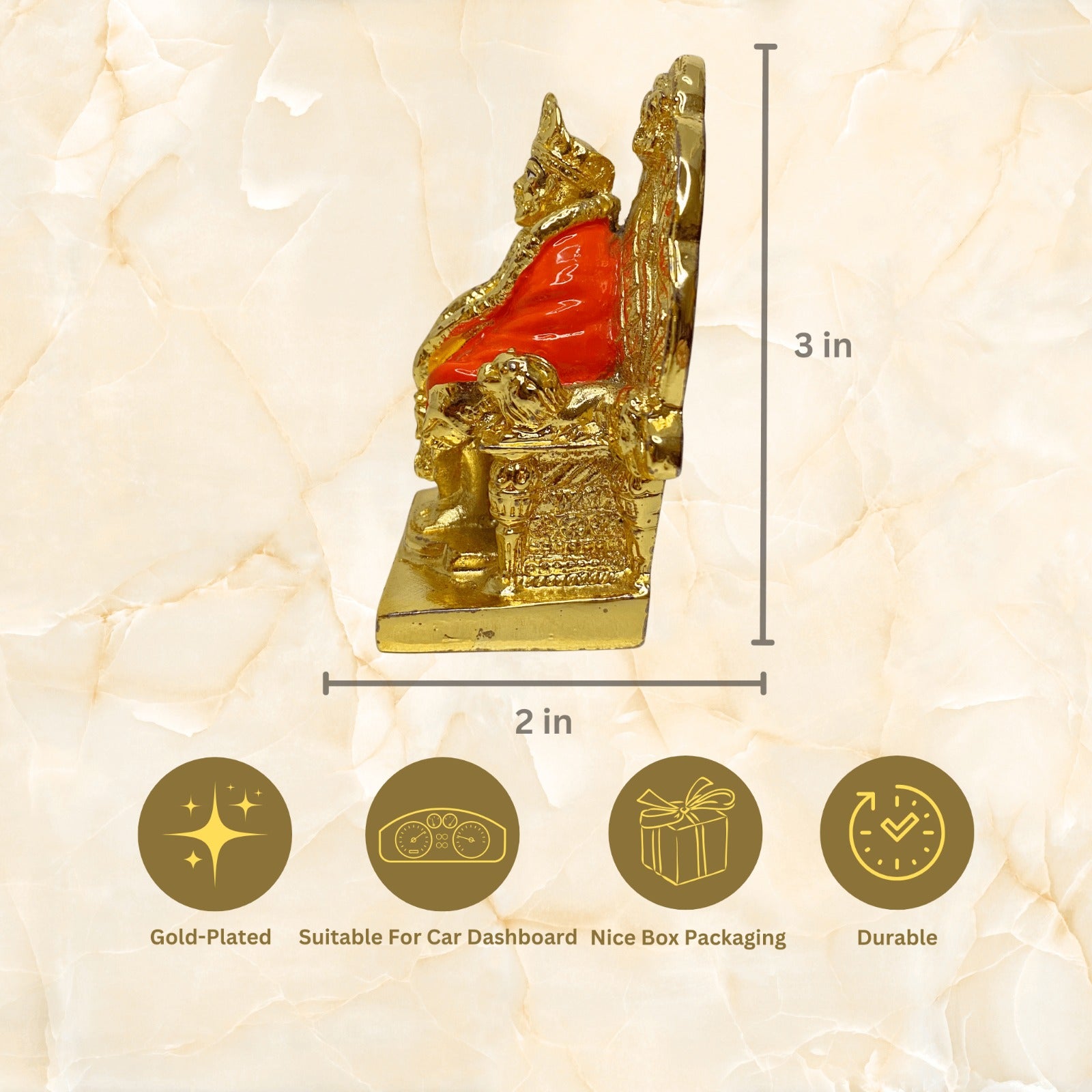 Shirdi Saibaba idol 24K Gold Plated