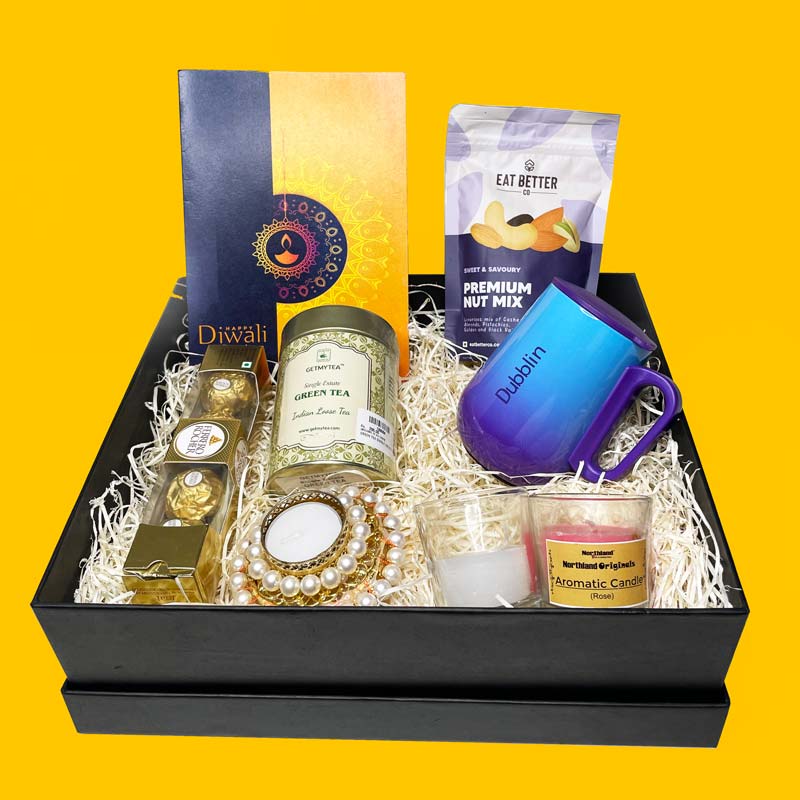 Herbal Tea Gift Hamper with Skipping Rope Gift Box - The Gift Tree