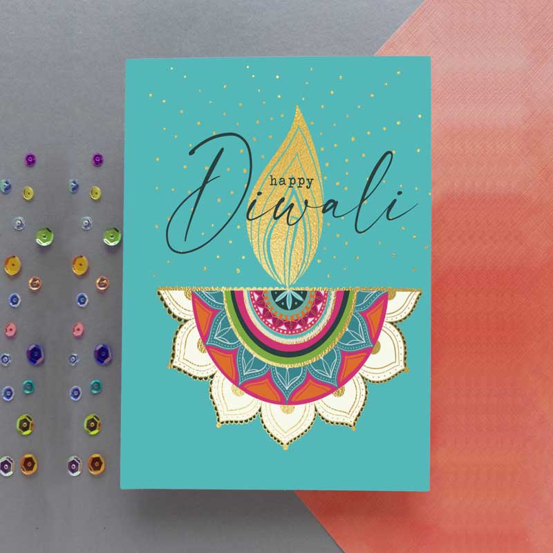 Diwali Coloring Card for kids. Celebrate the Festival of Lights with color  and style!! Download for … | Diwali cards, Christmas cards drawing, Diy  christmas cards